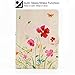 iPad Air 2 Case, iPad Air 2 Cover, Itrendz [Cute Smart Case] PU Leather Flip Case [Magnetic Closure] Stand Smart Cover [Auto Sleep Wake] For Apple iPad Air 2, Summer Flower Butterfly