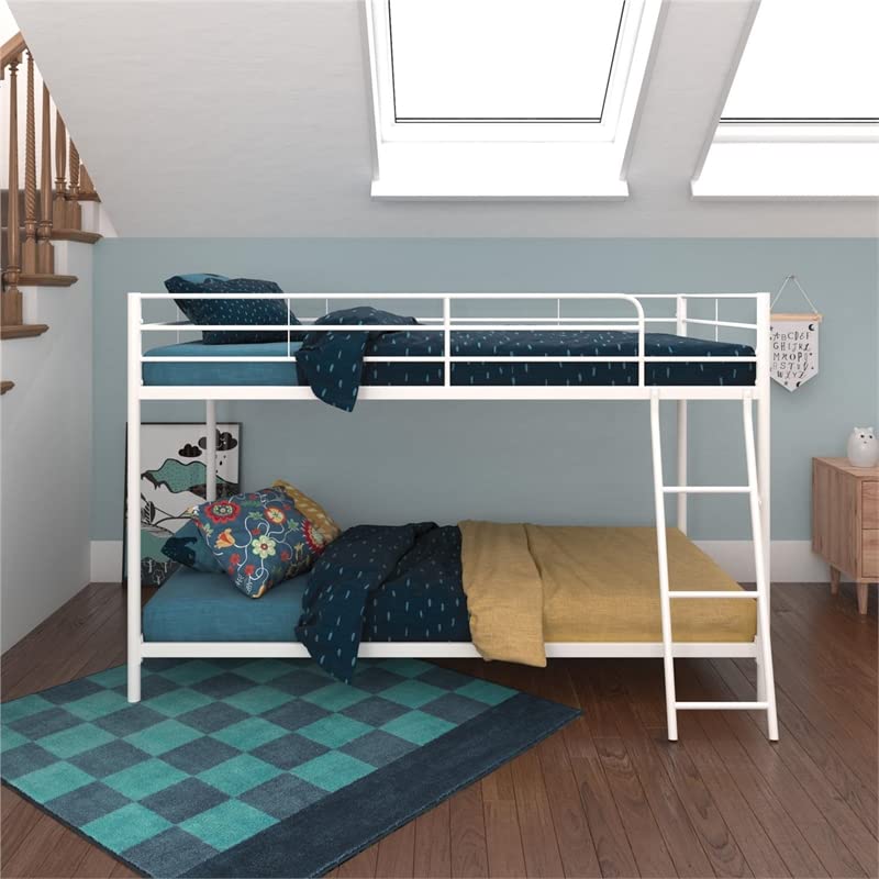 DHP Junior Twin, Low Bed for Kids, White Bunk Pricepulse