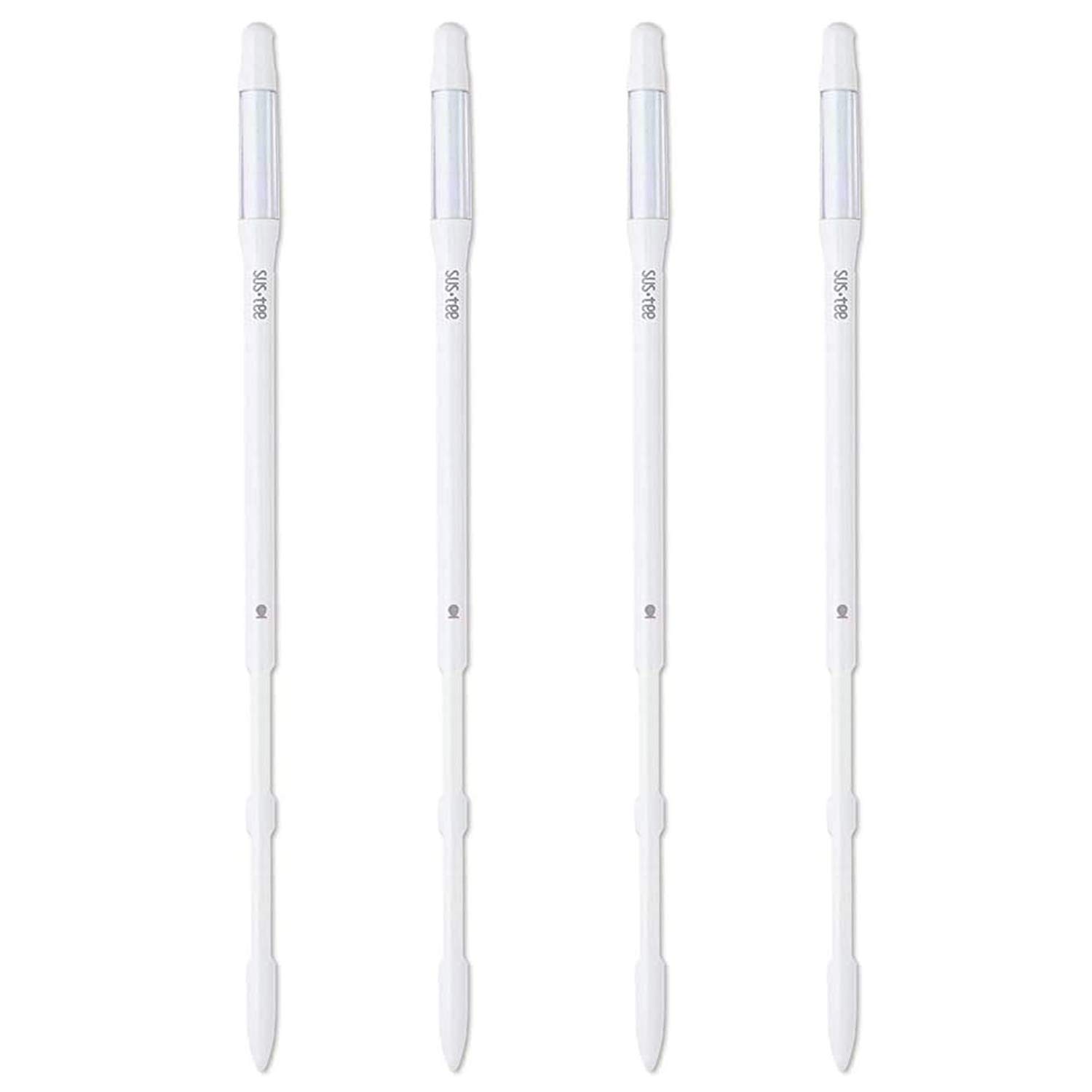 IPPINKA Sustee Aquameter Set of 4, Plant Soil Moisture Sensor, (White, Large, Refillable)