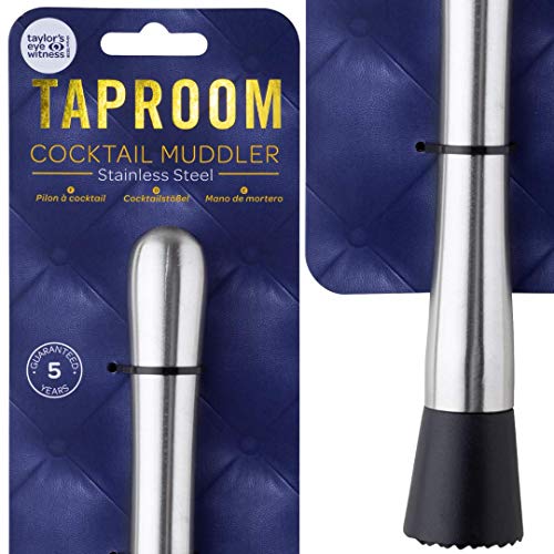 Taproom Cocktail-Stößel aus Edelstahl – wird als Barkeeper-Werkzeug wie ein Stößel verwendet, um Obst, Kräuter und… – Bild 4