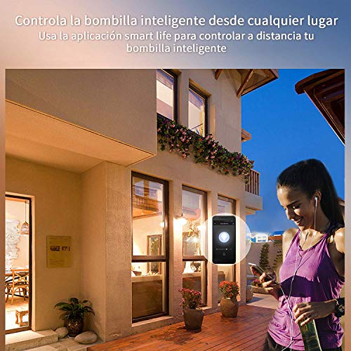 AISIRER-Bombilla-Inteligente-Bombillas-LED-WiFi-9W-806LM-Compatible-con-Amazon-Alexa-Echo-Google-home-y-IFTTT-E27-Luz-Clida-2700K-regulable-No-se-requiere-hub-paquete-de-4