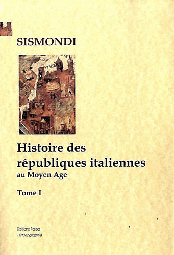 Histoire des républiques italiennes au Moyen âge