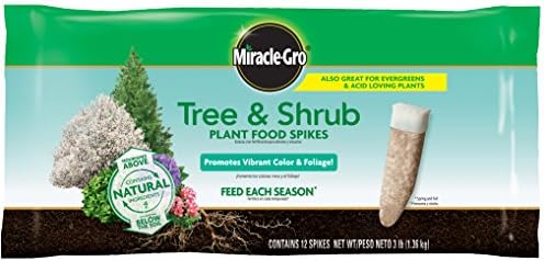 Miracle-Gro Tree & Shrub Plant Meals Spikes, 12 Spikes/Pack
