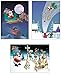 Box Set of 24 Assorted Funny Christmas Cards by Stonehouse Collection - 8 Designs, 3 Cards Per Design