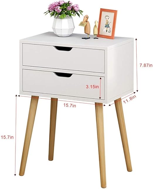 Joy Macpherso 4 Size Diy Nightstand Wooden Assemble Storage