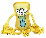 Durable Dog Toy by Mr. Monster Pup Toy Kenzie the Kraken | Rope dog toy & plush squeak toy hybrid