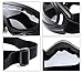 Coxeer Airsoft Mask Tactical Half Face Mask Steel Mesh Mask and Goggles Set