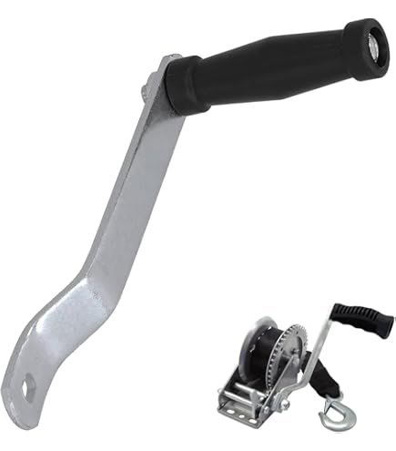Universal Winch Handle – Steel & ABS Crank, Replacement For Marine Trailer Winches – Easy Install - View #13