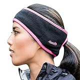 Noosa Life | Ponytail Headband | 3 Colors | Warm Fleece for Outdoor Sports and Fitness | Ear Warmer & Sweatband | Super Sweat Absorbent | Perfect for Running or Yoga