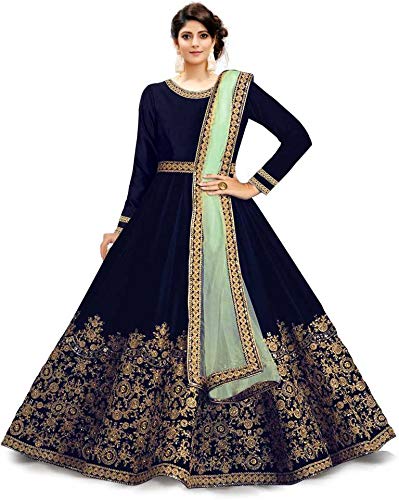 gown with dupatta