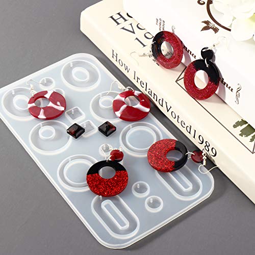 1 LETS+RESIN+Earring+Bohemian+Silicone
