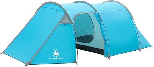 Amazon Com Retrofish 2 Layer Cabin Tent 4 Person Lightweight