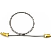 MENSI Pilot Tubing with Male Compression Fittings, 24" Long, Compatible for Gas Furnace and Water Heater, Replace 004078F, Compatible with Raypak Model 53A, 055A, 055B, 105A, 105B Spa-Pak Pool Heater