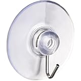 Mudder 45mm Bathroom Kitchen Suction Cup Wall Hooks Hangers, 12 Pack
