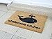 CKB LTD Whalecome Bitches Novelty Doormat Unique Doormats Front/Back Funny Door Mats Made with A Non-Slip PVC Backing - Natural Coir - Indoor & Outdoor