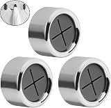 nuoshen 3 Pieces Premium Adhesive Round Towel Holder Set view 1