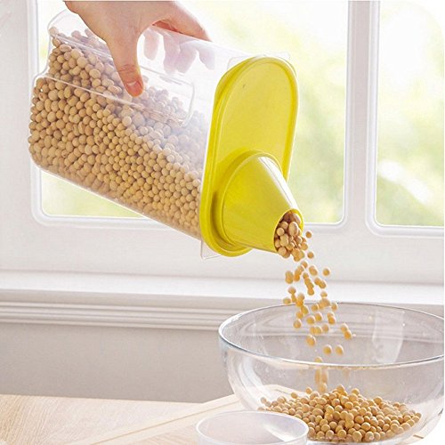 Amapower 1.9L Creative New Kitchen Food Cereal Grain Bean Rice Household Storage Container Box