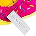 Silver Lilly Novelty Slippers - Plush Donut Dessert Food Slippers