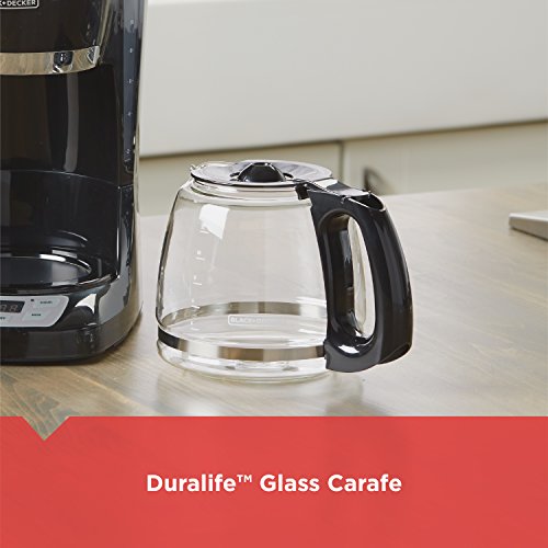 BLACK+DECKER QuickTouch™ Digital Programmable 12Cup* Coffee Maker