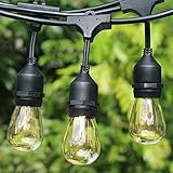 Afirst Outdoor Edison String Lights 48FT - Patio