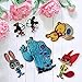Disney Patches 16 Pcs Iron On Sewing Embroidered Patches for Clothing, Backpack, Cap, Jacket, Jeans