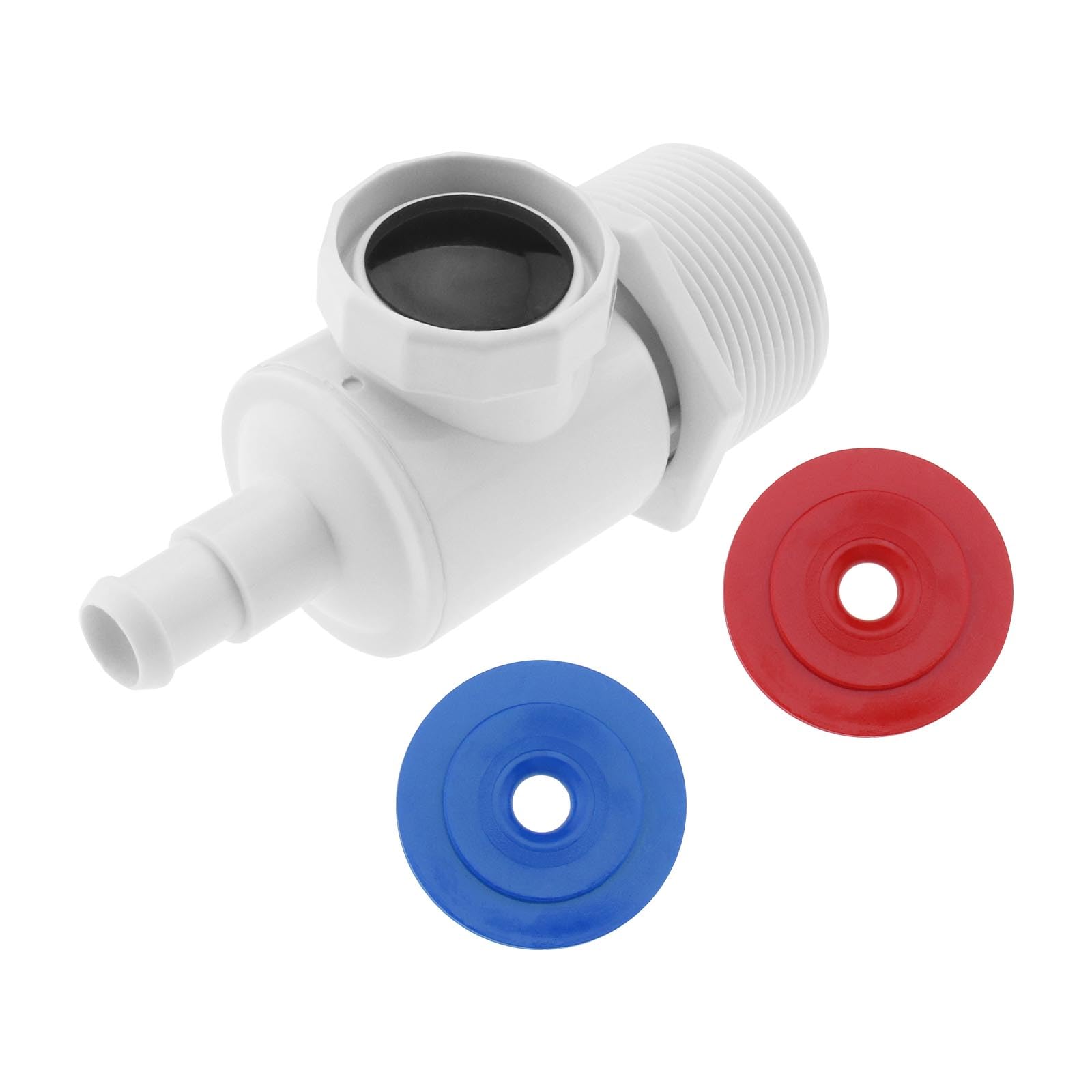 EMSea Set with 5Pcs UWF Universal Wall Fitting Connector Kit 9-100-9001 Compatible with Polaris 180 280 360 380 480 3900 Sport Models Pressure Relief Valve