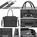 Laptop Bag for Women, 15.6 Inch Multi-Pocket Water Resistant Laptop Briefcase Versatile Work Tote Bag for Business/Travel/Shopping[L0016/Darkgray]