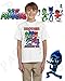 Pj Masks Birthday Shirt, Pj Masks Birthday Party, Add Any Name and Age, Family Matching Shirts, Boys and Girls Birthday Shirts, Pj Masks Personalized Shirt 5