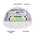KBP Solar Fence Lights Outdoor Decorative Garden Lights Waterproof Wall Lights for Patio, Yard, Stairway (White)