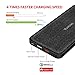 Yoobao Portable Charger with Built-in Cables, 10000mAh Ultra Slim USB C Power Bank with 4 Outputs, PD 20W Fast Charging External Battery Pack for iPhone/iPad/Samsung/Tablet & More - 1 Pack (Black)