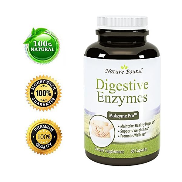 Pure Natural Digestive Enzymes for Women & Men Protein