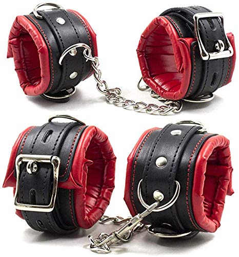 image for LYDSoft Q Comfortable E Leather T Handcuffs R Set Adjustable Y Wrist H
