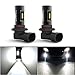 YITAMOTOR 2x 1000LM Bright 60W 9005 HB3 Projection Fog Light LED Bulb Xenon White 6000k Non-polarity