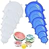 DigHealth Silicone Stretch Lids, 12 Pack of Silicone Food Covers, BPA Free and Expandable to Fit Various Shape of…