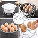 5-Piece Accessories for Instant Pot, ZOUTOG Steamer Cookware Set with Steamer Basket/Egg Steamer Rack/Steam Rack/Egg Bites Molds/Dish Clip - Fits 5, 6 and 8 Qt Pressure Cooker