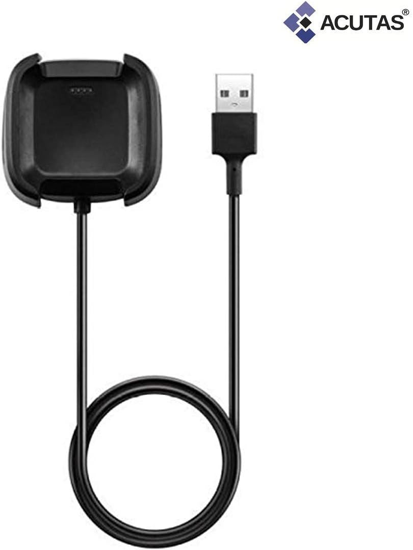 ACUTAS Replacement USB Charging Cable Dock for New Fitbit Versa Smartwatch