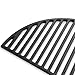 onlyfire Cast Iron Cooking Grate Barbecue Semicircular Grilling Plate for Large Big Green Egg, Kamado Joe Classic, Pit Boss K22, Louisiana K22 and Other Kamado Grills