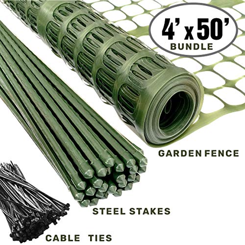PeerBasics Patio Snow Garden Fencing, Lightweight Safety Netting