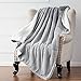 Bedsure Sherpa Throw Blankets Gradient Grey Twin Size Fleece Bed Blankets, Reversible Fuzzy Soft Cozy and Warm Sofa Fluffy Blanket 60