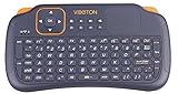 VIBOTON Mobile Wireless Keyboard Mini USB Gaming Small Keyboards with Touchpad Best Ergonomic Smart TV Keyboards Support Android,Linux,Windows,Control Your Device Easier & Better or Your Money Back!