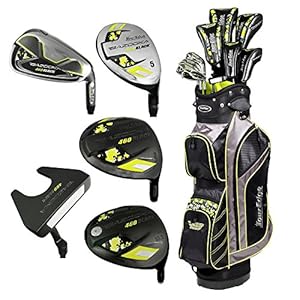 Tour Edge Golf Bazooka Steel Box Full Golf Club Set, Black