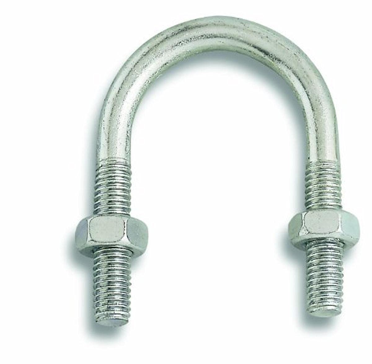 Chapuis VFT5 Pack of 2 Tube mounting Flanges-Plated Steel M 8 mm-Interior Width 34 mm