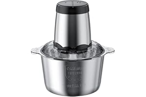 Electric Food processor/Food Chopper/Meat Grinder Electric with 4 pcs Stainless Steel Blades/300W/2 Speed for Meat/Vegetables