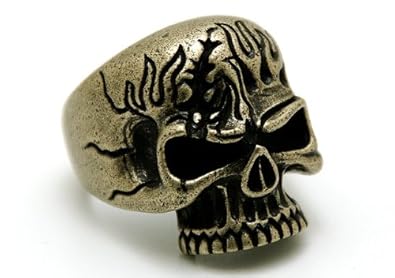 Amazon アンティークアクセサリー リング メンズ 怒りに燃える