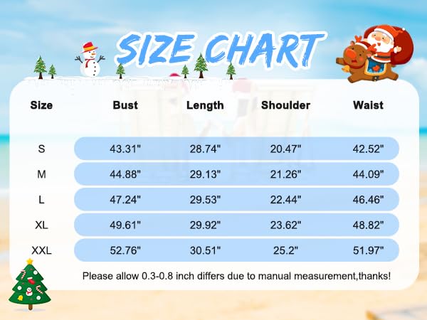 CHRISTMAS JULY SHIRT HAWAIIAN SHIRTS: WOMEN CHRISTMAS SANTA XMAS LIGHTS GRAPHIC TEE SUMMER BEACH VACATION OVERSIZED TOPS BLUE