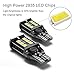 4pcs 912 921 LED Bulbs Backup Reverse Lights, 15 SMD Extremely Bright 2835 Chipsets Non-polarity W16W T15 T10 LED Bulb for Backup Reverse Lights, 6500k White