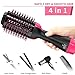 Hot Air Brush, One Step Hair Dryer and Volumizer Styler, 4-in-1 Salon Negative Ion Electric Blow Dryer Brushes, Upgrade Feature Anti-scald Reduce Frizz and Static Straightener Roll Styling Toolsthumb 1