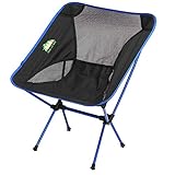 KING DO WAY Portable Ultralight Chair Compact Folding Chairs with Carry Bag for Camping /Fishing/Hiking/Picnic/Beach/Outdoor Sports