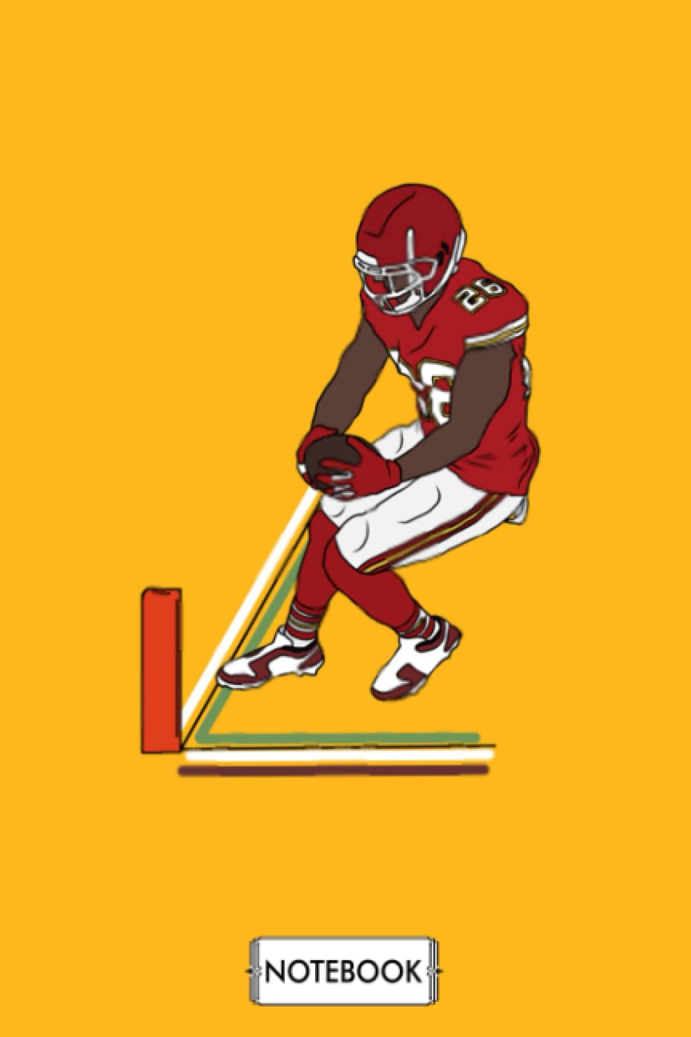 Amazon Com Damien Williams Touchdown Football Notebook Matte Finish Cover Lined College Ruled Paper Planner Diary Journal 6x9 1 Pages Collins Jacob 圖書