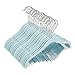 Juvale 24-Pack Light Blue Velvet Hangers for Baby & Kids Clothes with Clips – 360° Swivel Hook, Anti-Slip Space-Saving Design for Pants, Tank Tops, Skirts (12×8 in Baby Hanger)